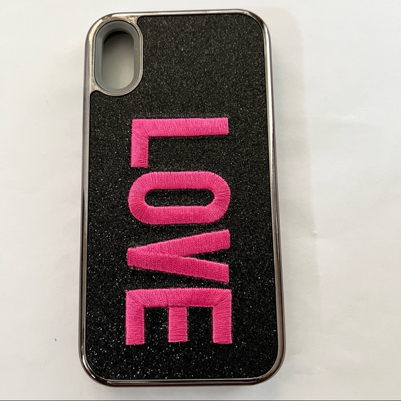 Black love Apple IPhone XR Case - Picture 1 of 3